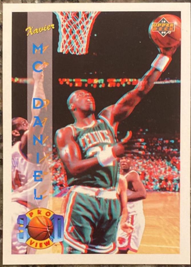 Xavier McDaniel #50 Basketball Cards 1993 Upper Deck Pro View 3-D