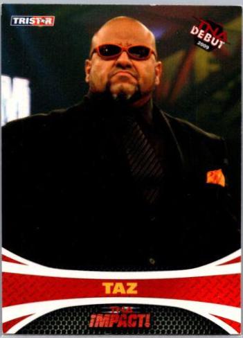 Taz #8 Wrestling Cards 2009 TriStar TNA Impact