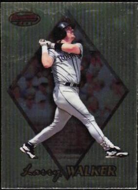 Larry Walker #33 Baseball Cards 1999 Bowman's Best
