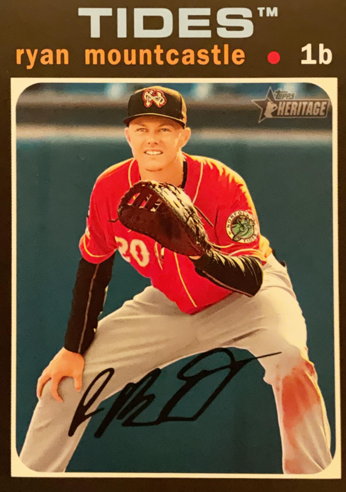 Ryan Mountcastle #61 Baseball Cards 2020 Topps Heritage Minor League