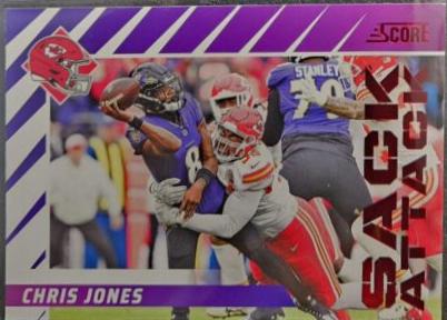 Chris Jones [Red] #15 Prices | 2024 Panini Score Sack Attack | Football ...