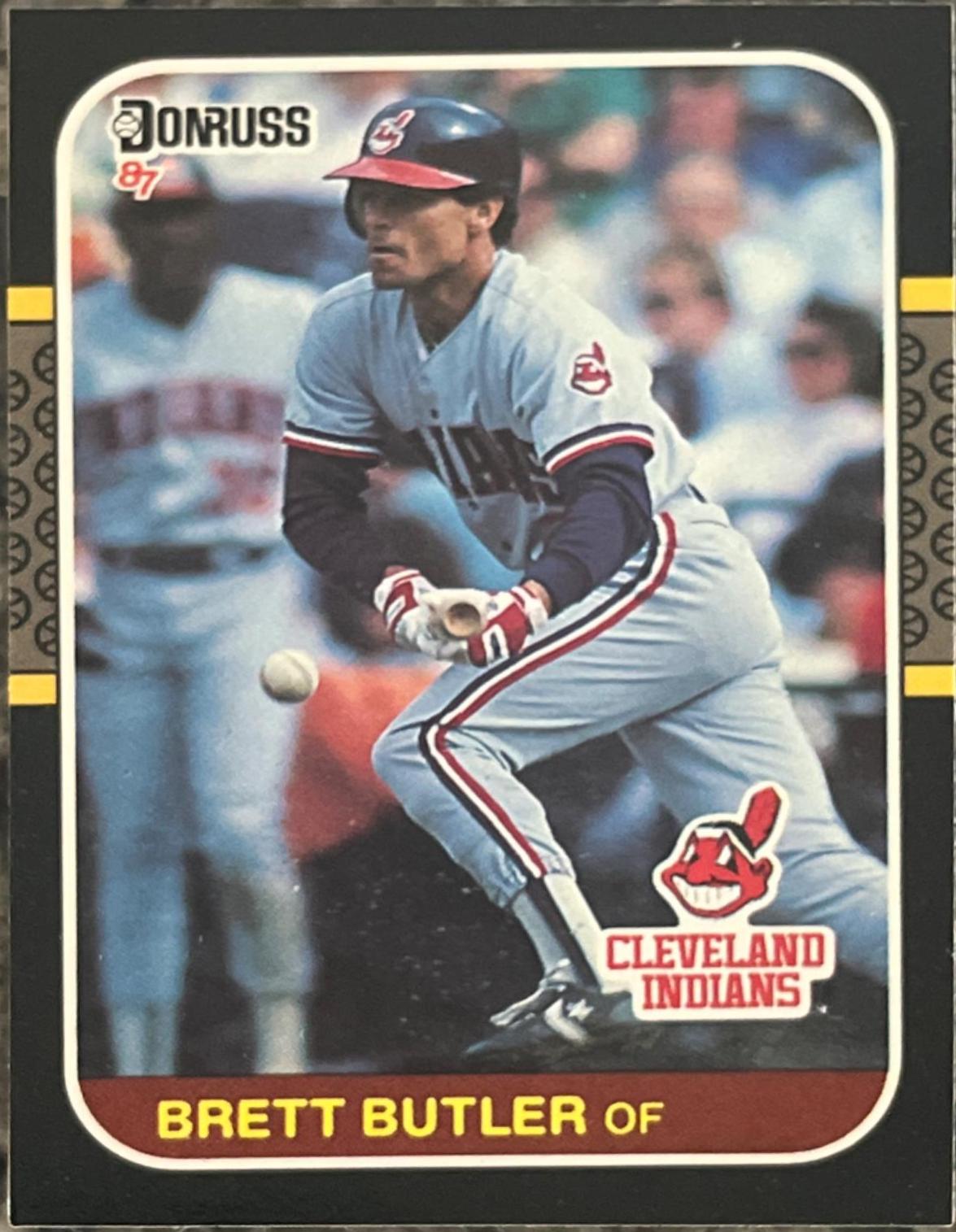 Brett Butler #219 Baseball Cards 1987 Donruss
