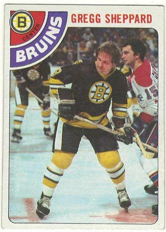 Gregg Sheppard #18 Hockey Cards 1978 Topps