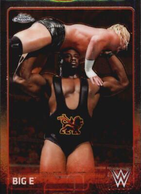 Big E #6 Wrestling Cards 2015 Topps Chrome WWE