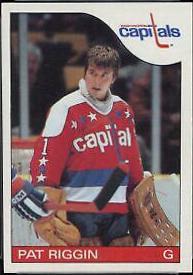 Pat Riggin #136 Hockey Cards 1985 Topps