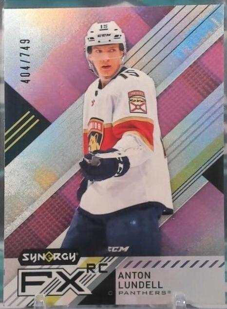 Anton Lundell #FXR-AL Hockey Cards 2021 Upper Deck Synergy FX Rookies