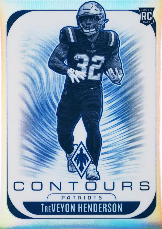 2025 Panini Phoenix Contours TreVeyon Henderson #22 card