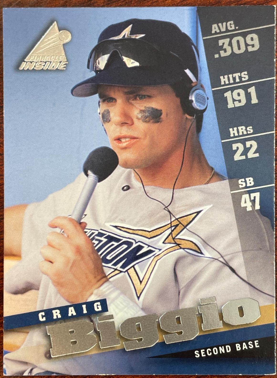 Craig Biggio #50 1998 Pinnacle Inside Baseball
