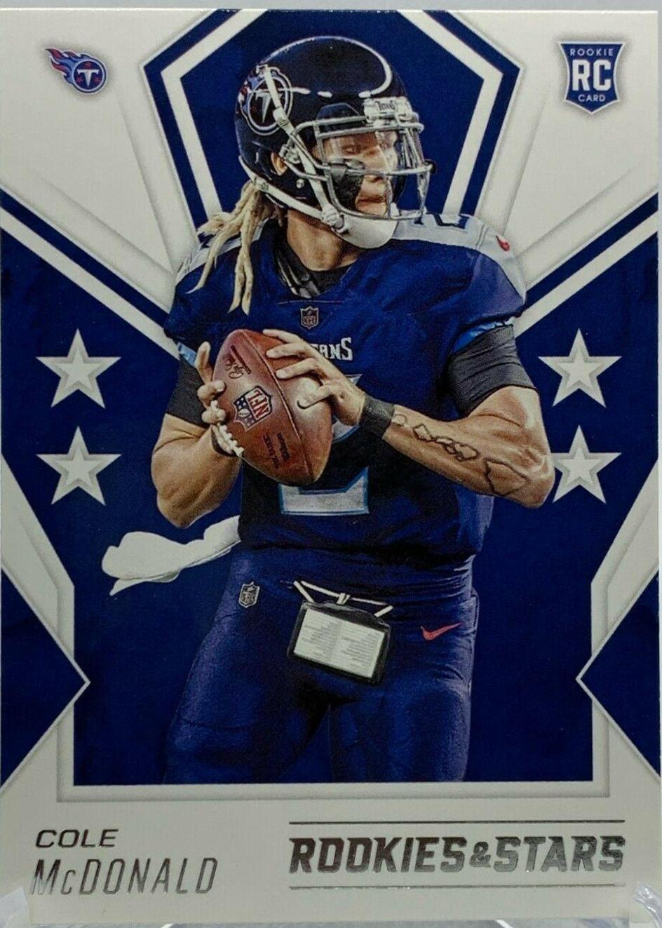 Cole McDonald #154 Football Cards 2020 Panini Rookies & Stars