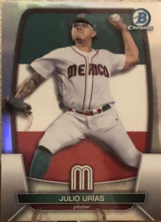 Julio Urías #WBC-63 2023 Bowman Chrome Baseball WBC Flag Refractors