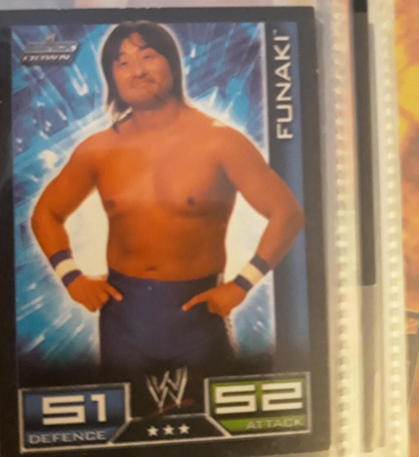 Funaki Wrestling Cards 2008 Topps WWE Slam Attax