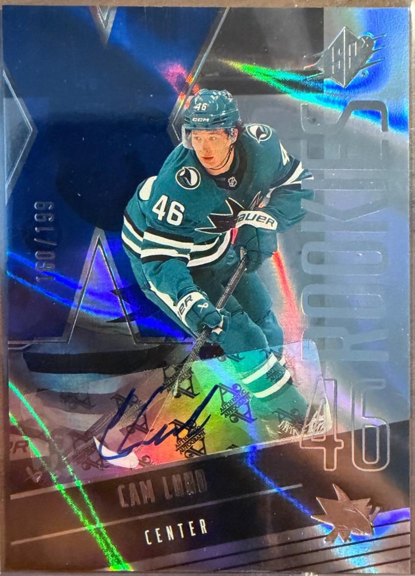 Cam Lund #F-CL 2025 Spx Autograph Rookie Hockey