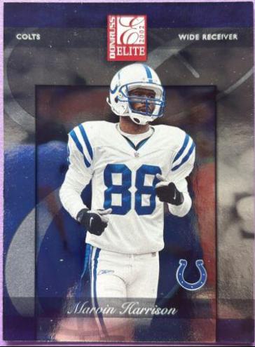 Marvin Harrison #15 2002 Panini Donruss Elite Football