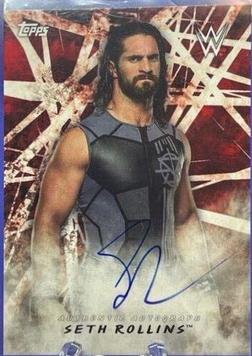 Seth Rollins #A-SR Wrestling Cards 2018 Topps WWE Road To Wrestlemania Autographs