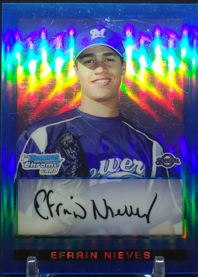 Efrain Nieves [Blue Refractor] #BCP128