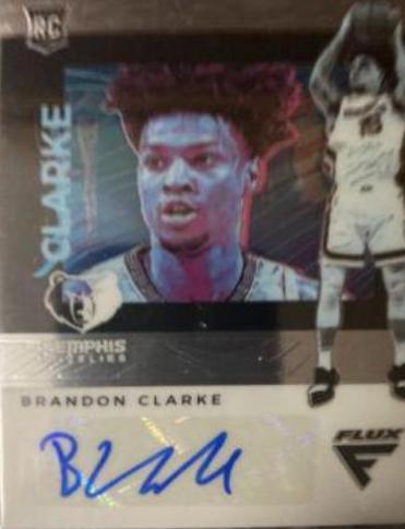 Brandon Clarke #FR-BCL Basketball Cards 2019 Panini Chronicles Flux Rookie Autographs