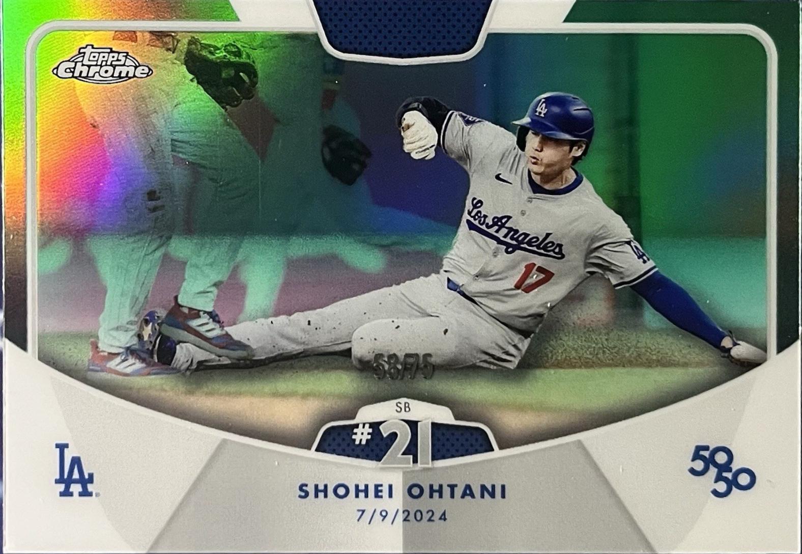 Shohei Ohtani [Aqua Refractor] #SB21
