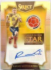 Rafael Santos Borre #ES-RSB Soccer Cards 2016 Panini Select Emerging Star Signatures