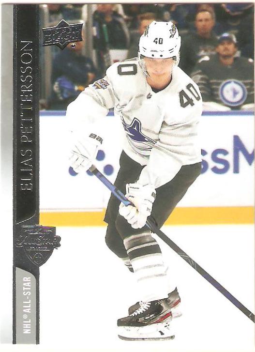 Elias Pettersson #685 2020 Upper Deck Hockey