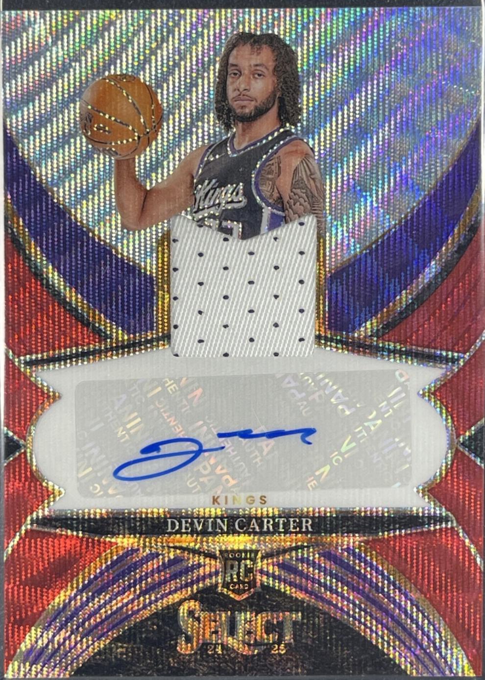Devin Carter [Red Wave Prizm] #RJA-DEV