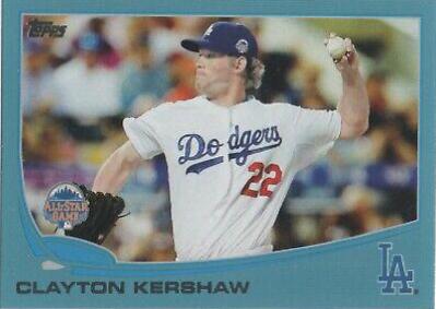 Clayton Kershaw #US106 Baseball Cards 2013 Topps Update