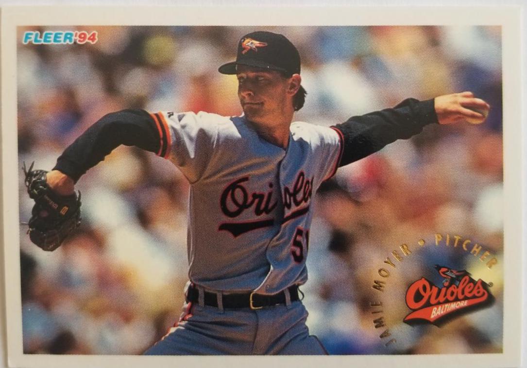 Jamie Moyer #11 Baseball Cards 1994 Fleer