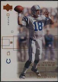 Peyton Manning #36 Football Cards 2001 Upper Deck Pros & Prospects