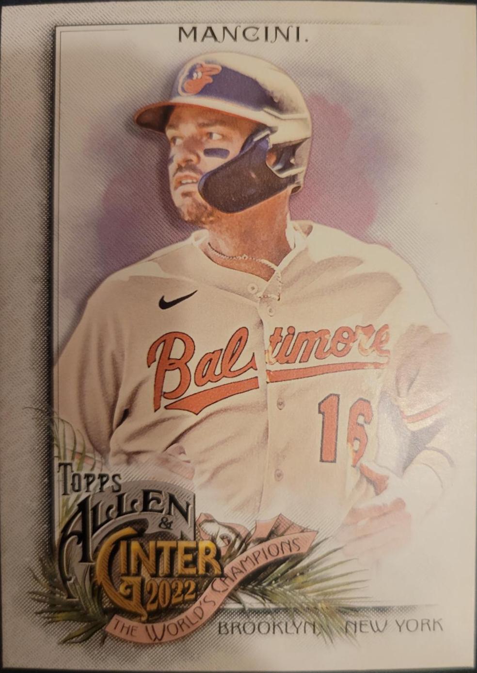 Trey Mancini #253 2022 Topps Allen & Ginter X Baseball