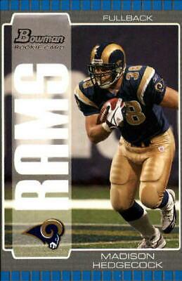 Madison Hedgecock #275 Football Cards 2005 Bowman