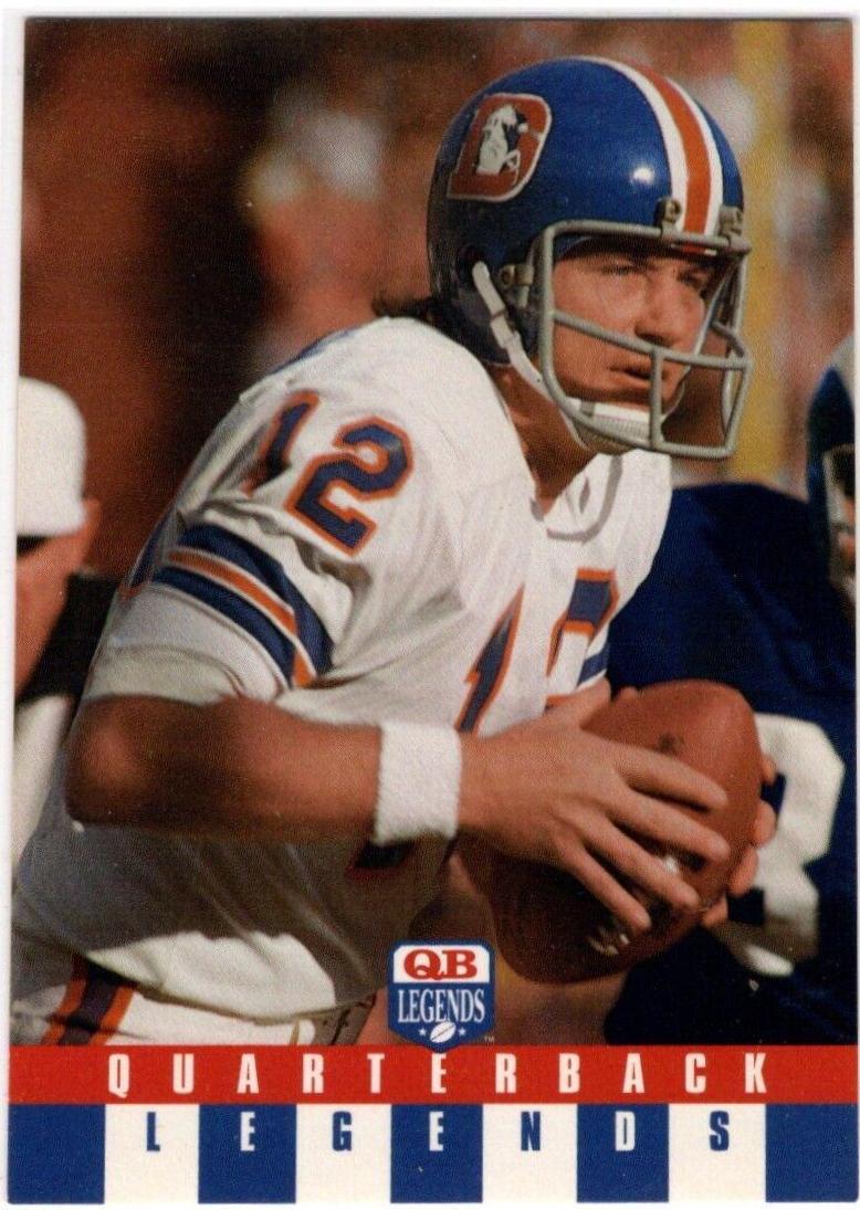 Charley Johnson #22 Football Cards 1991 Quarterback Legends