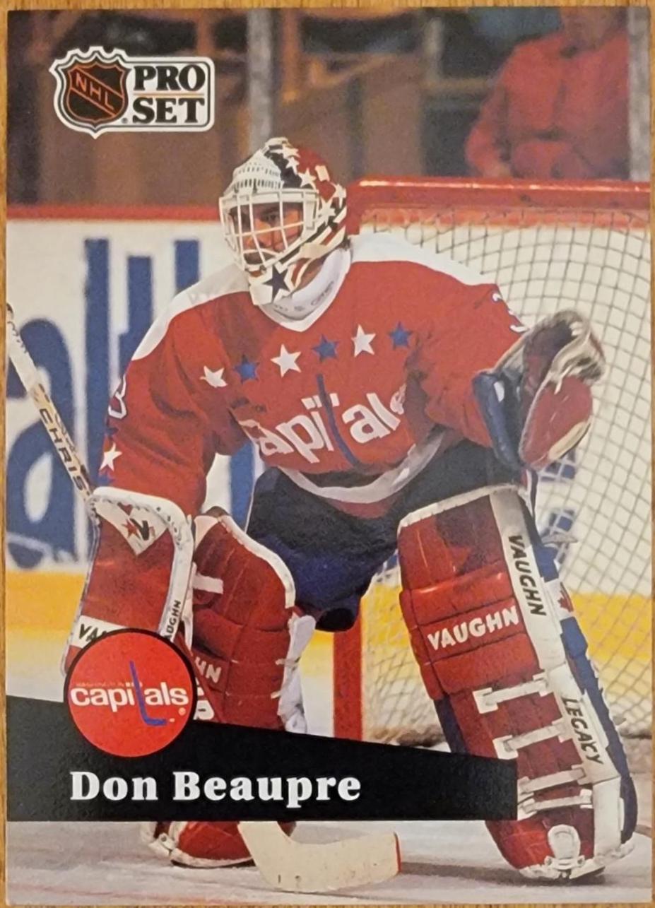 Don Beaupre #257 1991 Pro Set French Hockey