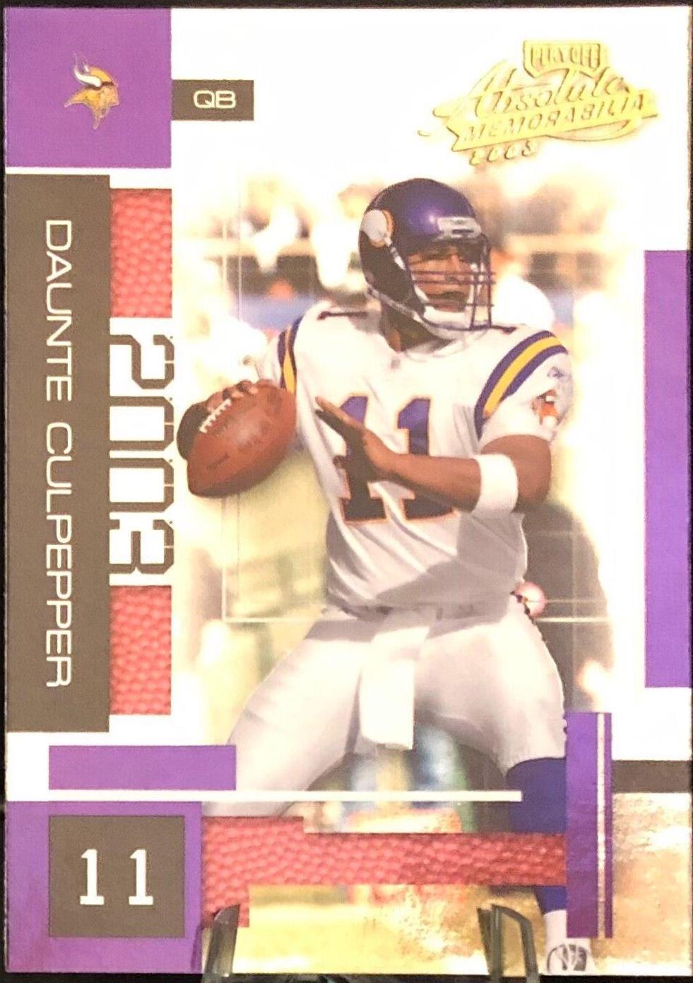 Daunte Culpepper #74 2003 Playoff Absolute Memorabilia Football