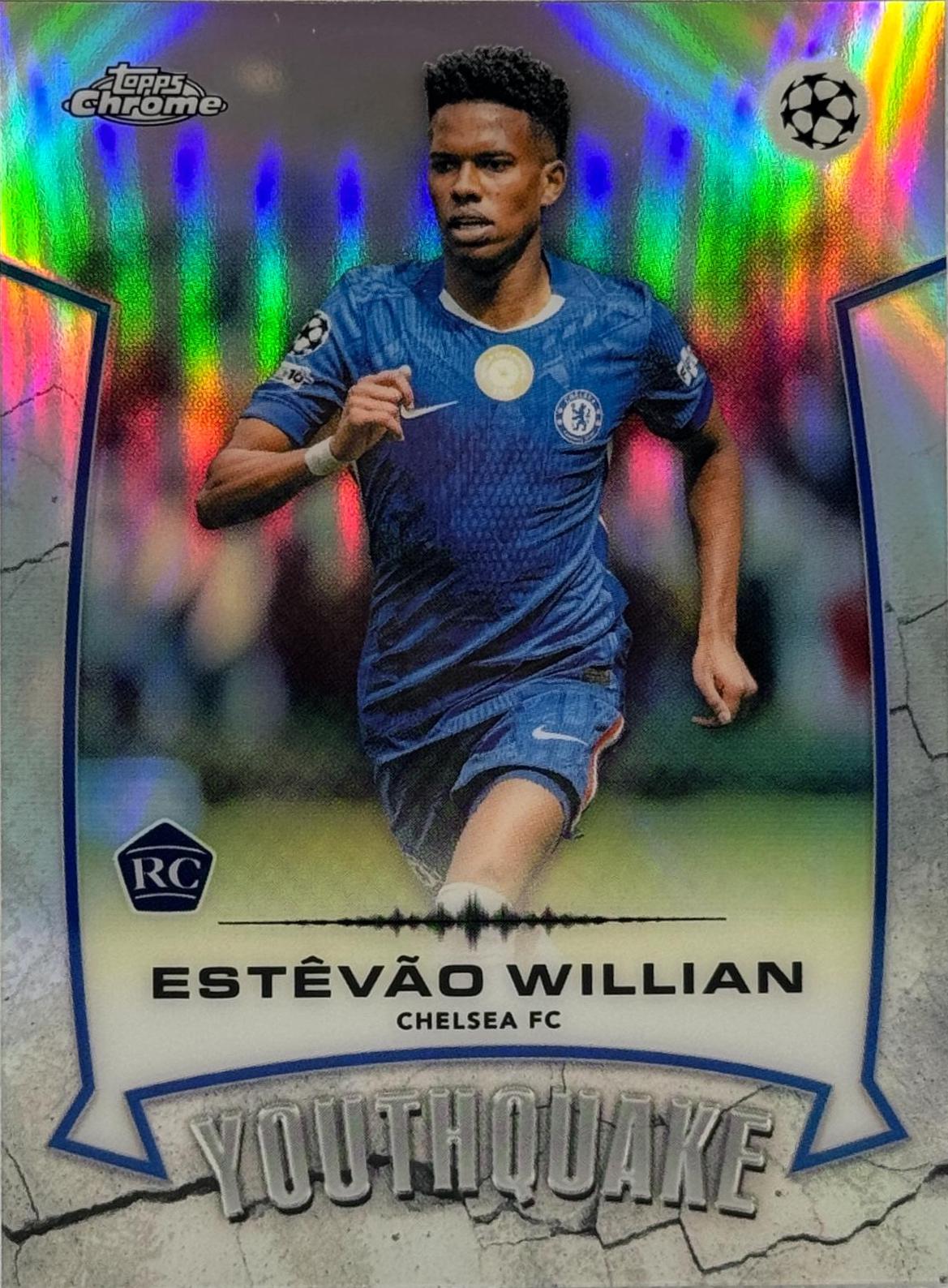 Estevao Willian #YQ-3 2025 Topps Chrome UEFA Youthquake