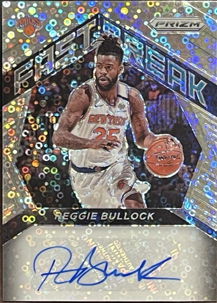 Reggie Bullock #FBA-RBU 2020-21 Panini Prizm Basketball Fast Break Autographs