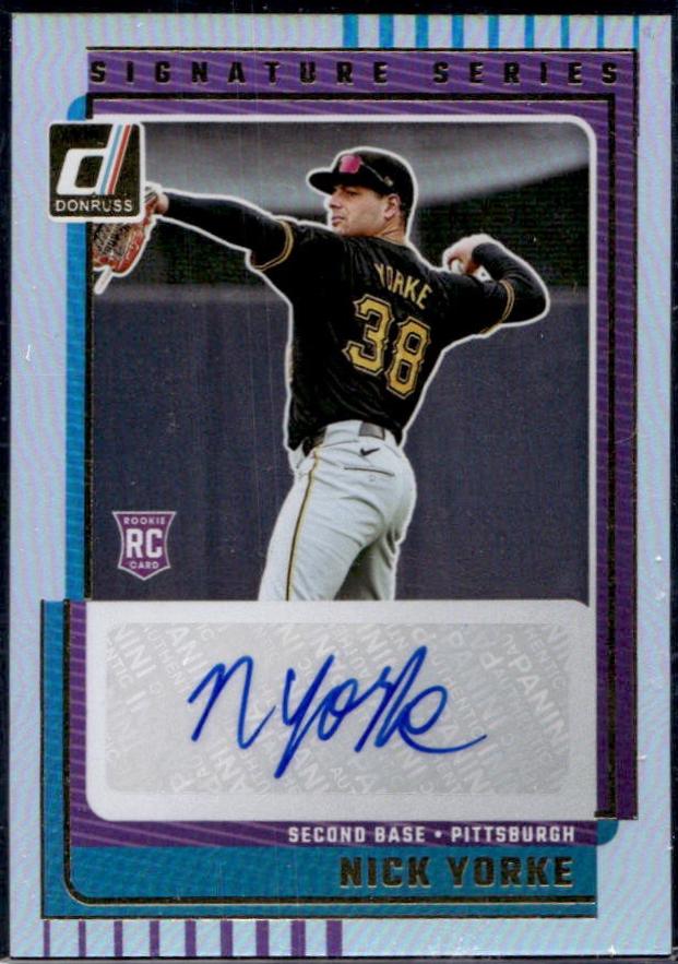 Nick Yorke #SG-NYK 2025 Donruss Baseball Signature Series
