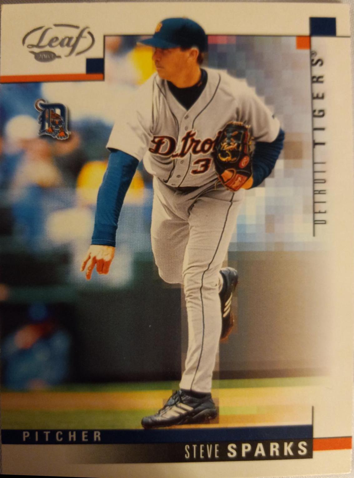 Steve Sparks #47 Baseball Cards 2003 Leaf