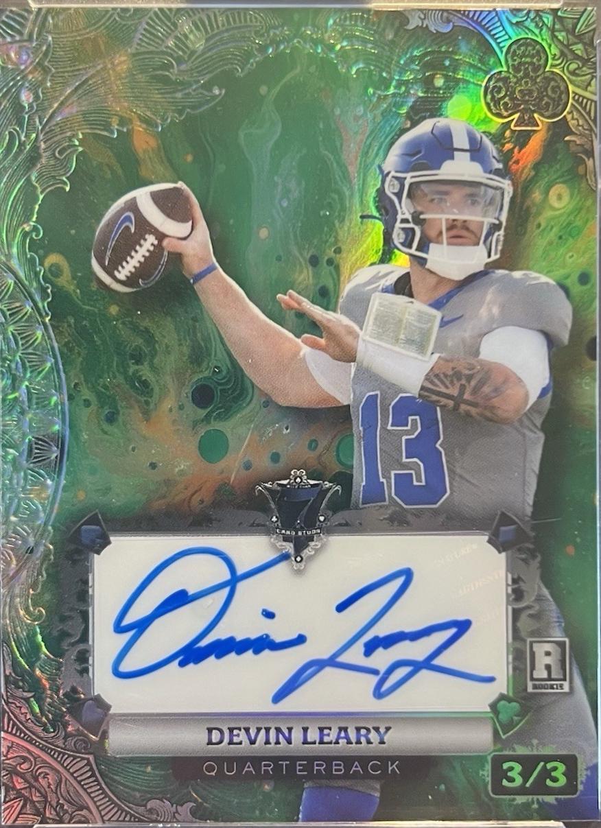 Devin Leary #AC7CG-DL 2024 Wild Card 7 Card Studs Autoclubsgalaxy Football