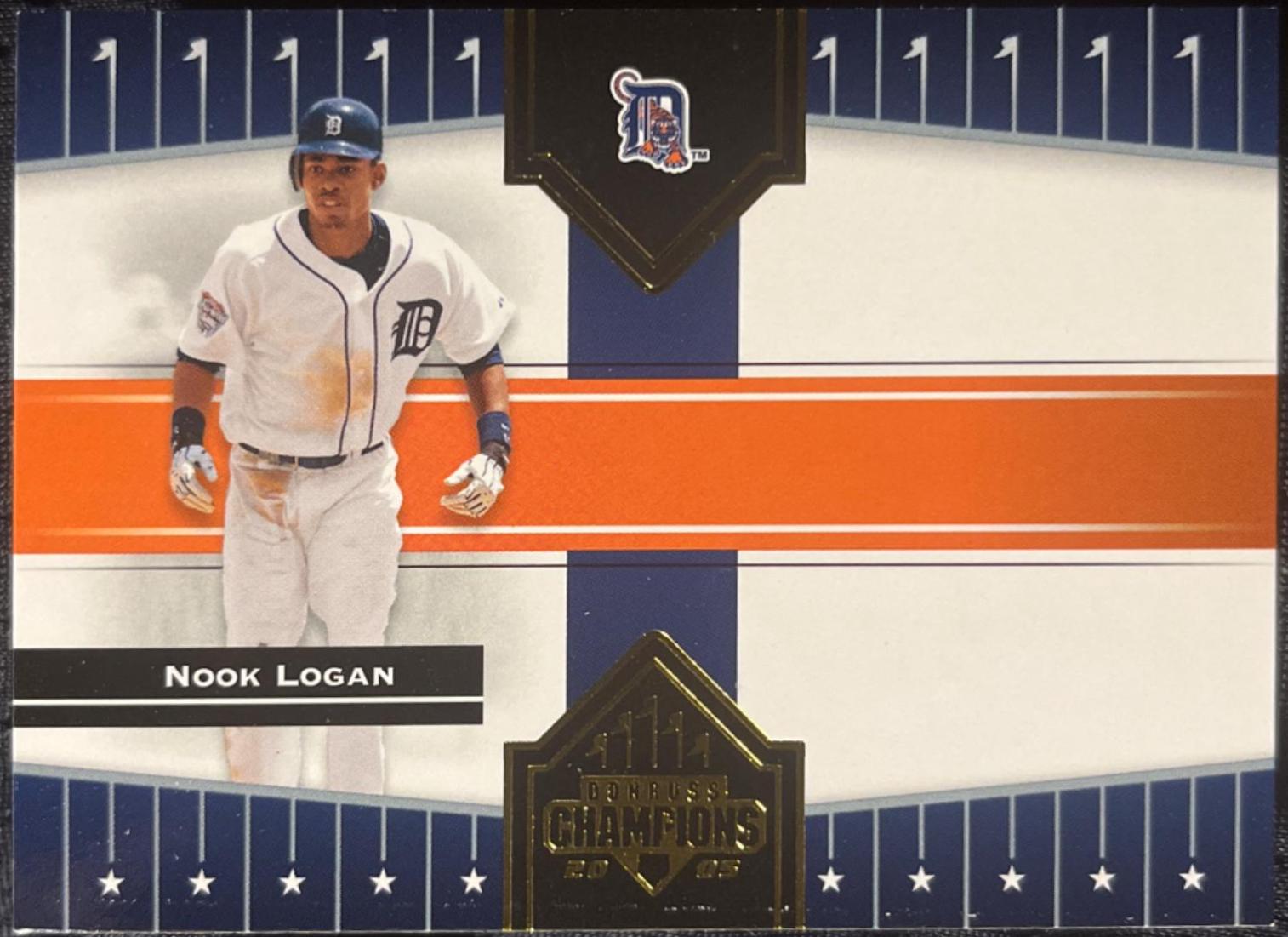 Nook Logan #73 Baseball Cards 2005 Donruss Champions