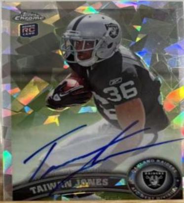 Taiwan Jones #61 Football Cards 2011 Topps Chrome Rookie Autograph
