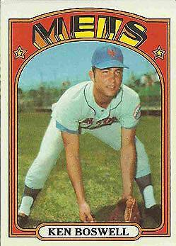 Ken Boswell #305 1972 Topps Baseball