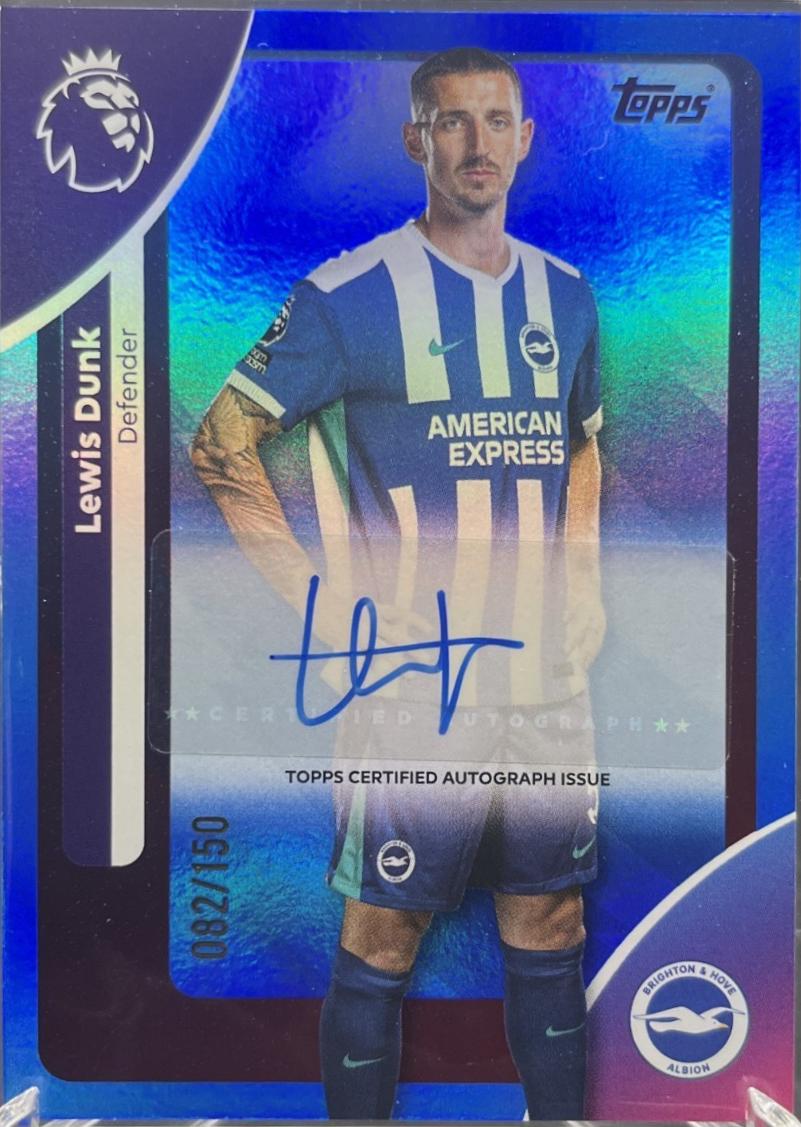 Lewis Dunk #AC-LD 2025 Topps Premier League Autograph