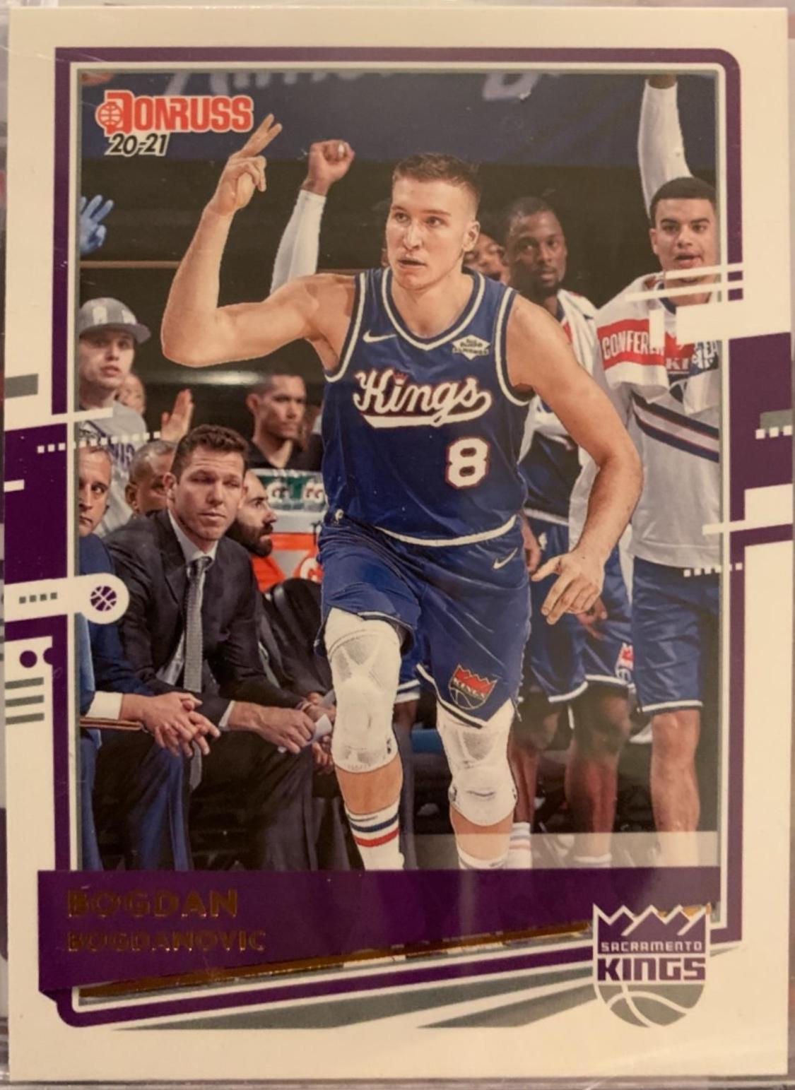 Bogdan Bogdanovic #123 Basketball Cards 2020 Donruss