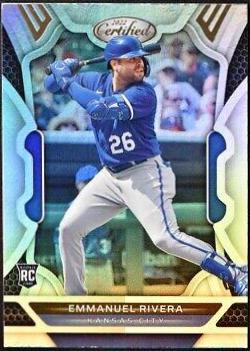 Emmanuel Rivera #49 Baseball Cards 2022 Panini Chronicles Certified