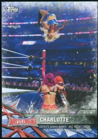 Charlotte #59 Wrestling Cards 2017 Topps WWE Road To Wrestlemania