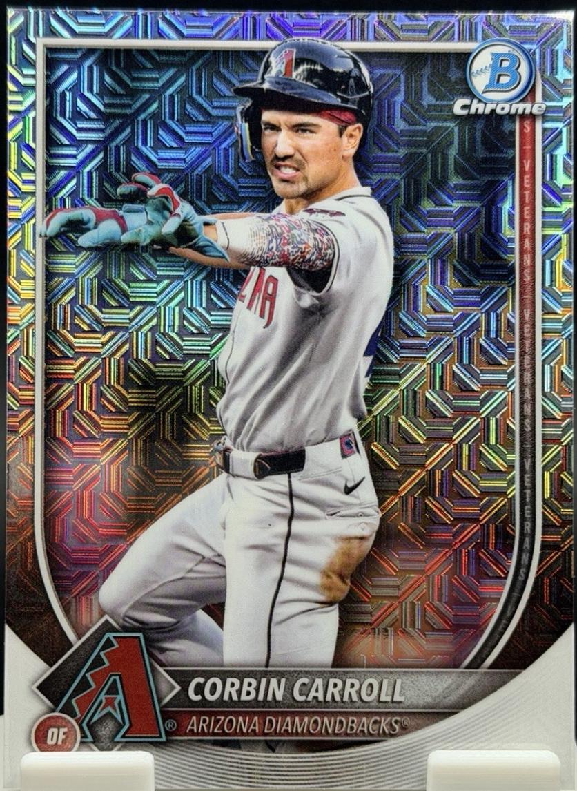 Corbin Carroll [Rose Gold Mojo Mojo Refractor Variation] #85