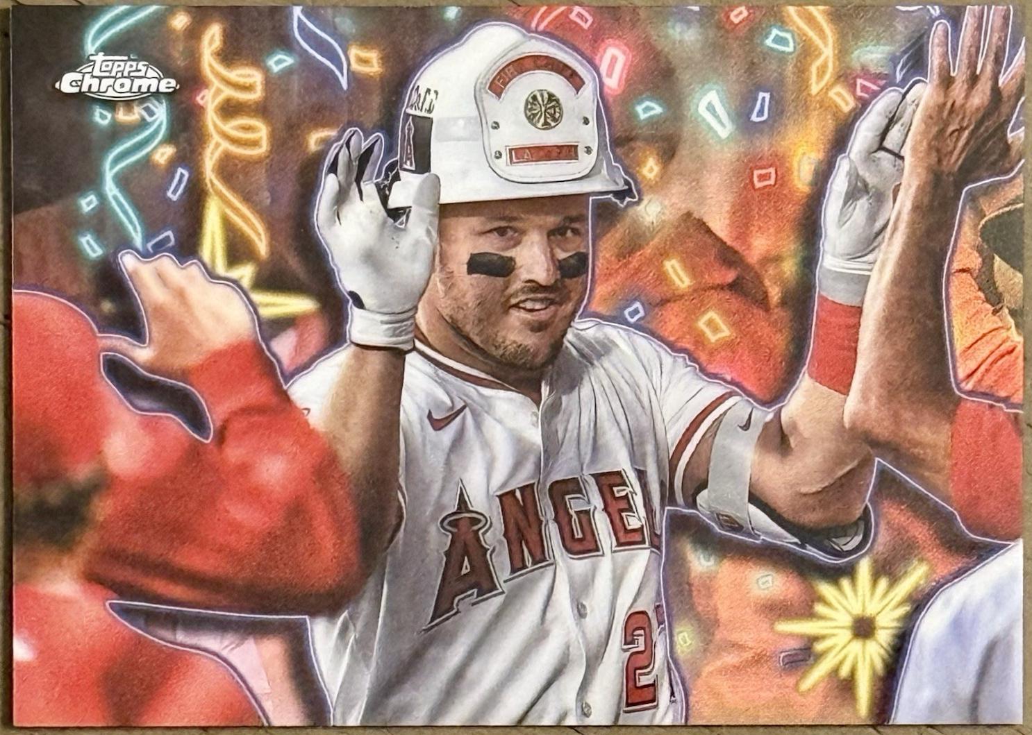Mike Trout #CT-10 Prices | 2025 Topps Chrome Update Celebracion