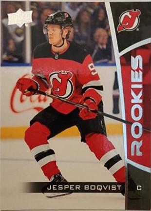 Jesper Boqvist #24 2019 Upper Deck Rookie Box Set Hockey