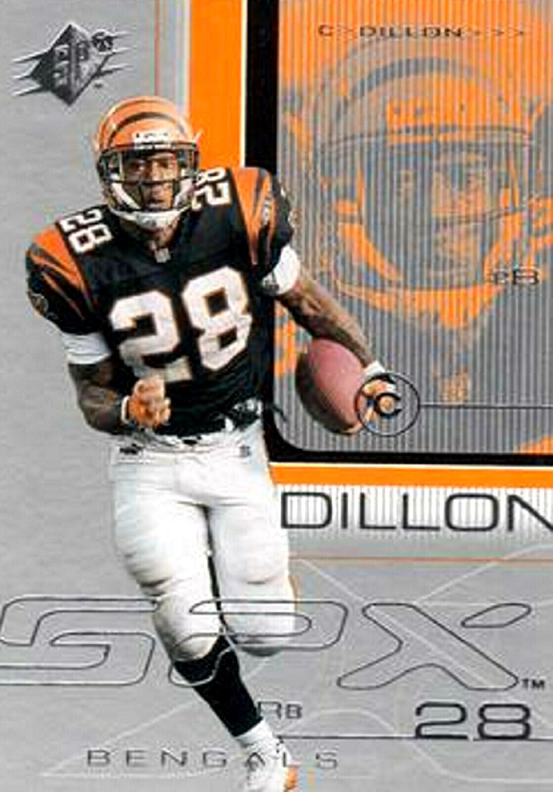 Corey Dillon #20 Football Cards 2001 Spx