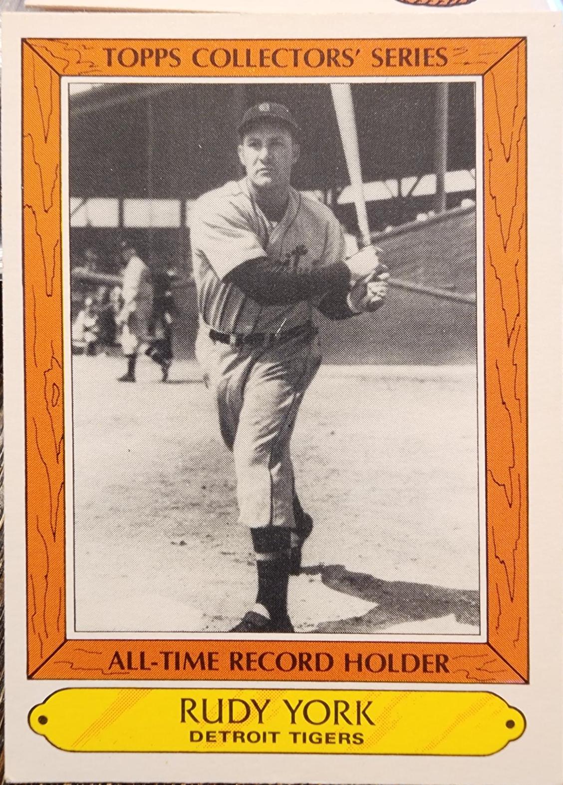 Rudy York #43 1985 Topps Traded Tiffany Baseball