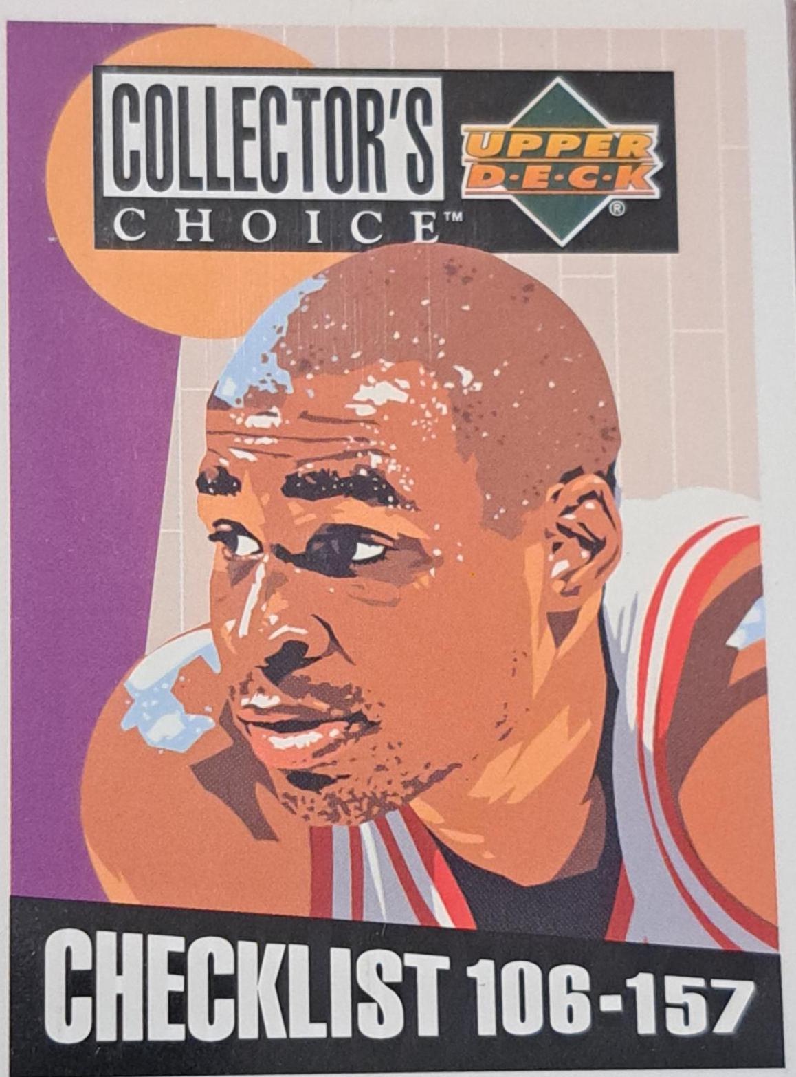 Checklist 106-157 #209 Basketball Cards 1994 Collector's Choice